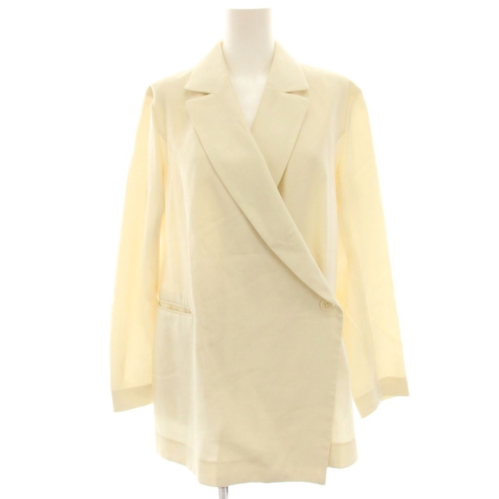 ベイジ BEIGE 24SS SIMON デザインジャケット テーラードジャケット ダブル 4 白 ホワイト JKCWCS0201 /HN41