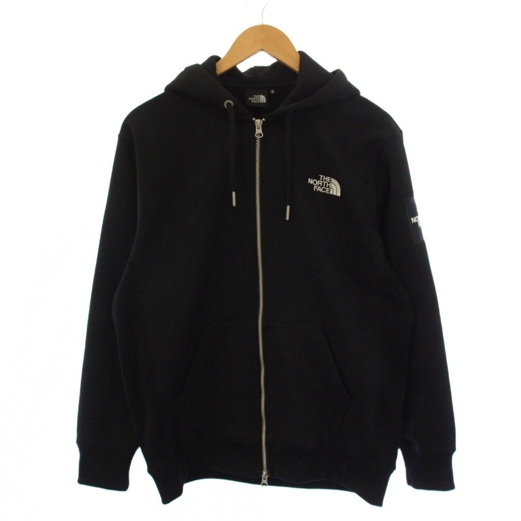 ザノースフェイス THE NORTH FACE スクエアロゴフルジップ パーカー ジャケット S 黒 NT62349 /BM45