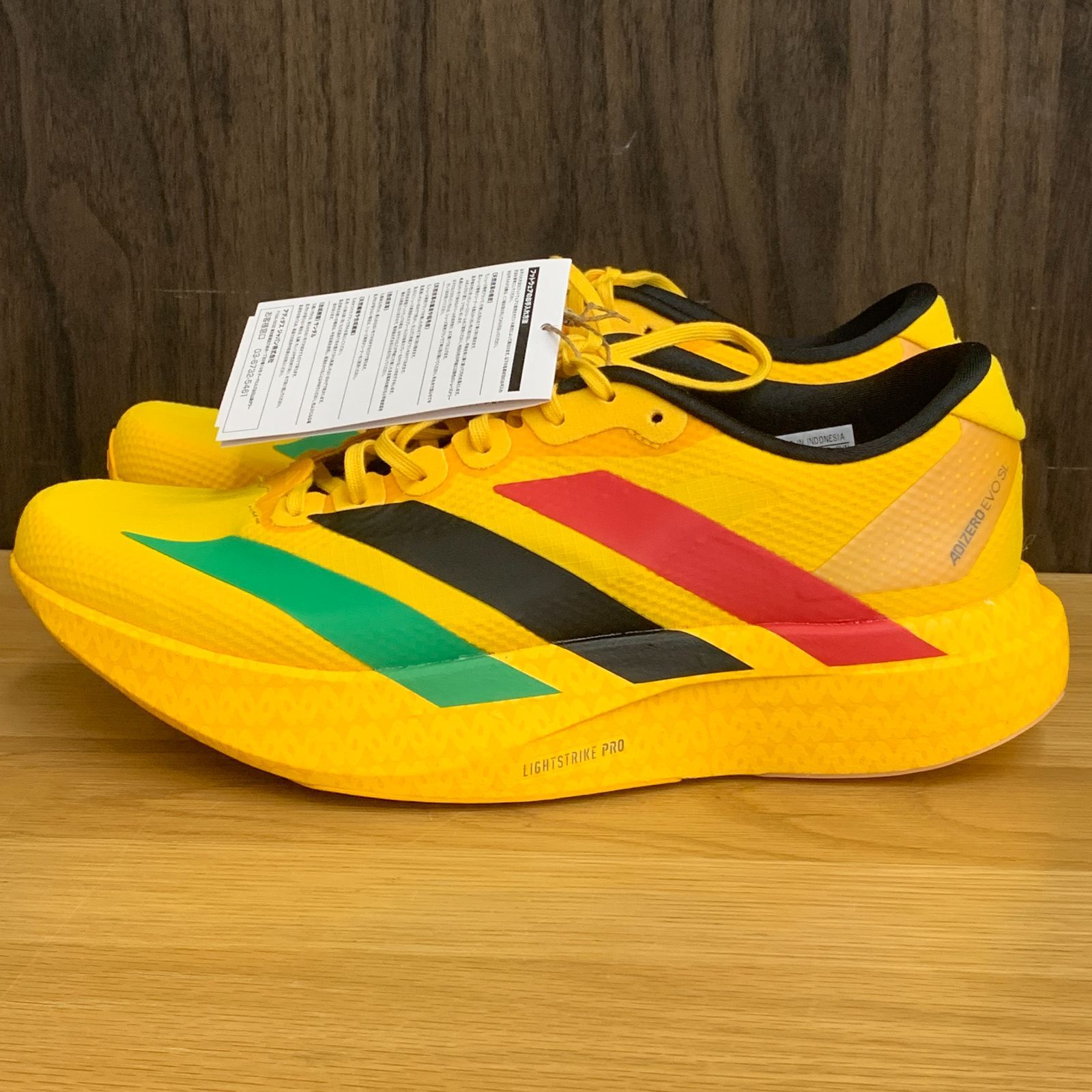 【未使用】アディダス アディゼロ EVO SL ボブ・マーリー ランニングシューズ 26cm adidas Adizero EVO SL BOB MARLEY KJ3625