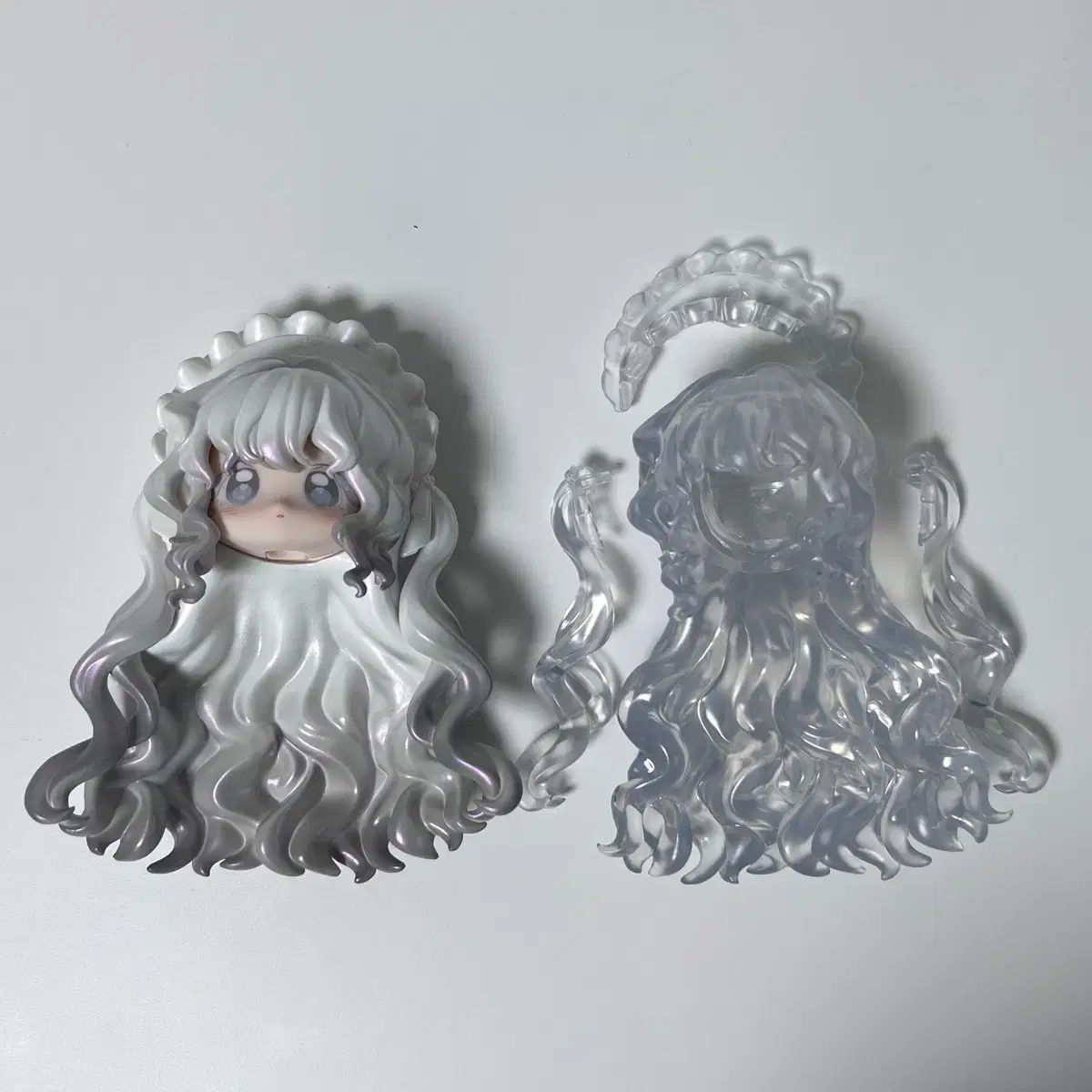 BLIND ぬいぐるみ BJD シークレットヘッド+クリア ヘア セット