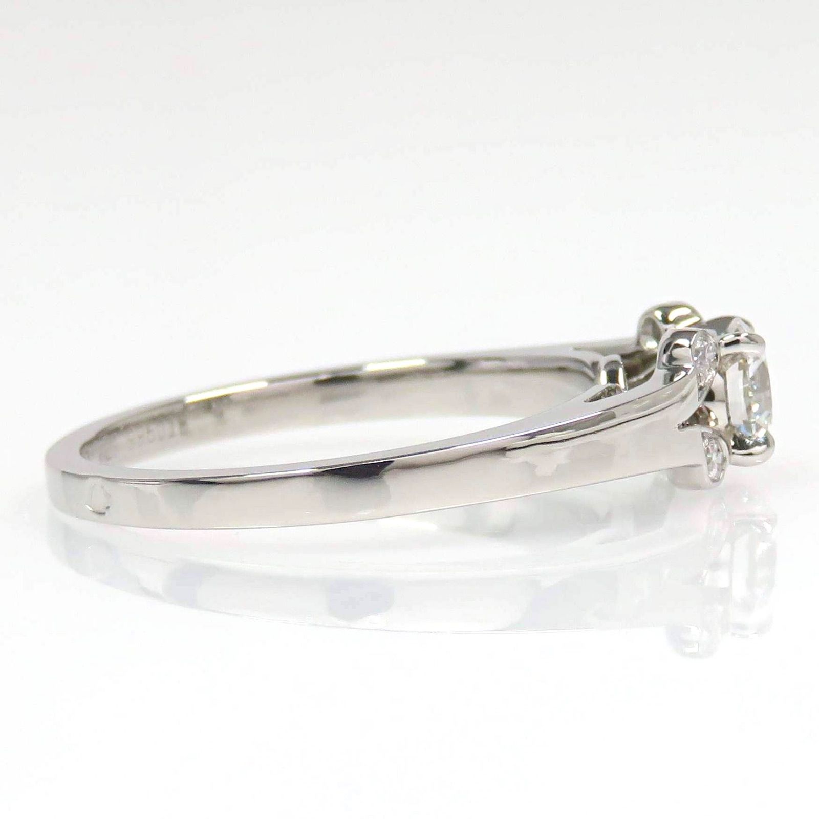 Cartier カルティエ Pt950 ダイヤモンド0.29ct バレリーナ ソリテール