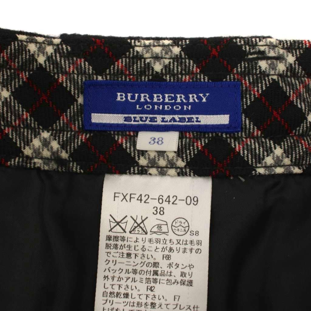 バーバリーブルーレーベル BURBERRY BLUE LABEL ショートパンツ ウール