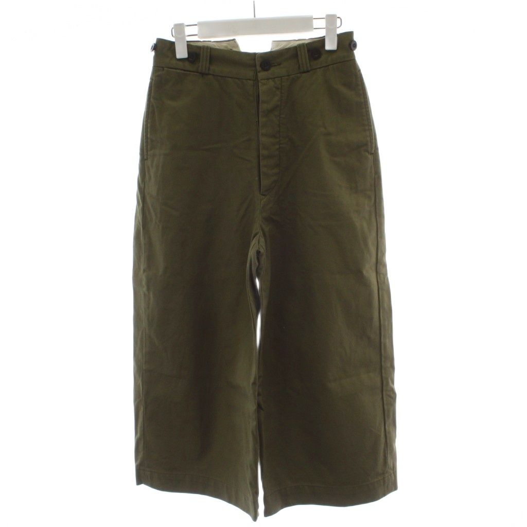 ナイジェルケーボン NIGEL CABOURN チノパン 6 カーキ 長ズボン ボタンフライ 8045-08-50041 /GG54