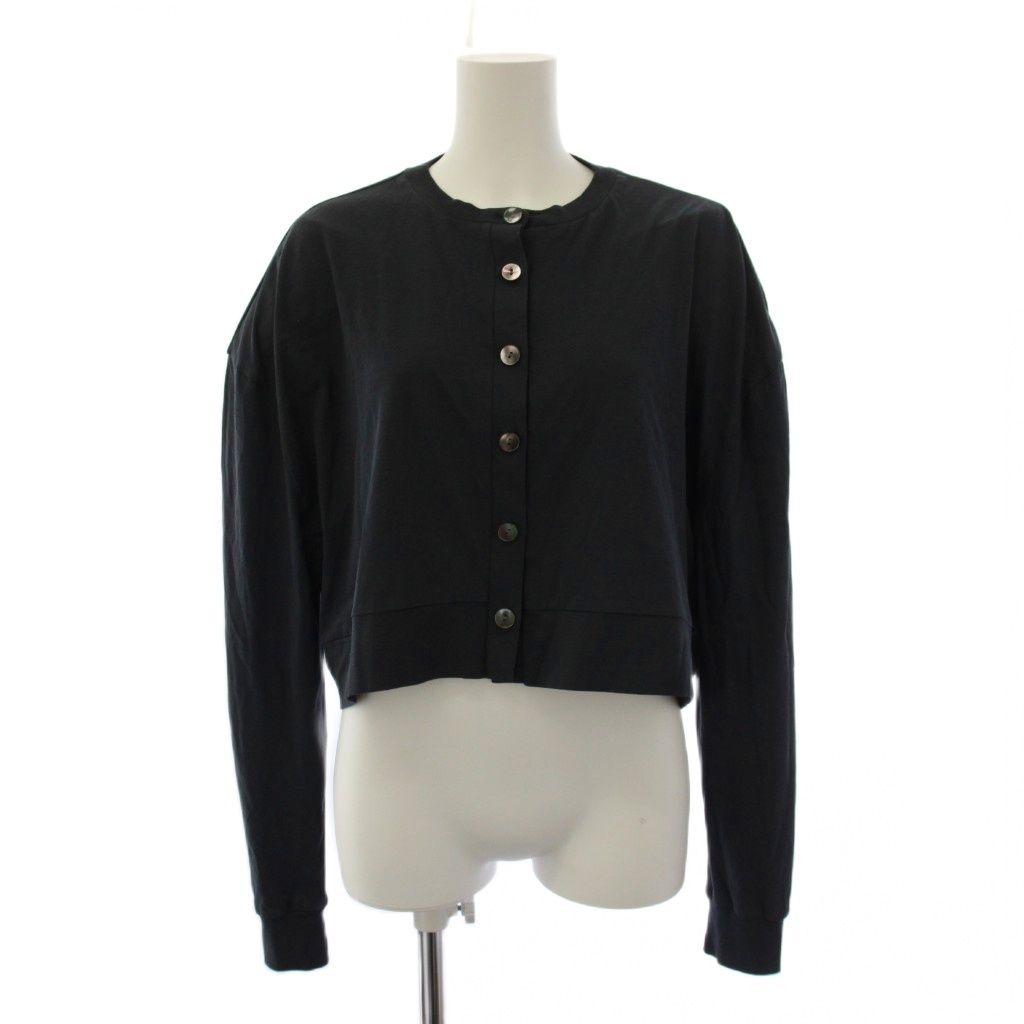 エンフォルド ENFOLD 26SS CUT-AND-SEW CARDIGAN カーディガン 長袖 38 チャコールグレー 300JS280-2351 /BM44