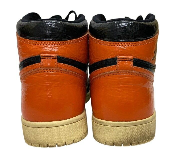 NIKE/ナイキ/555088-028/AIR JORDAN1/エアジョーダン1/スニーカー/ハイシャッタードバックボード3.0/サイズ27.5cm/オレンジ×ブラック/メンズ/FB3795