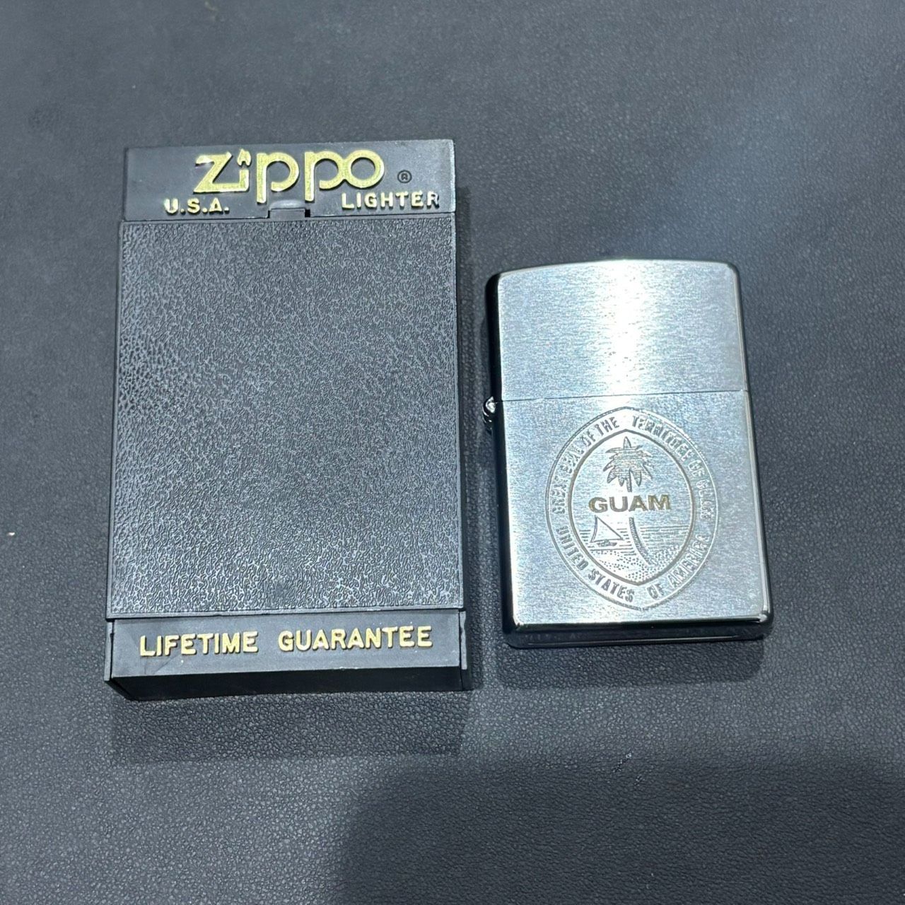 未使用 ZIPPO ジッポ GUAM グアム USA オイルライター 喫煙具 喫煙 