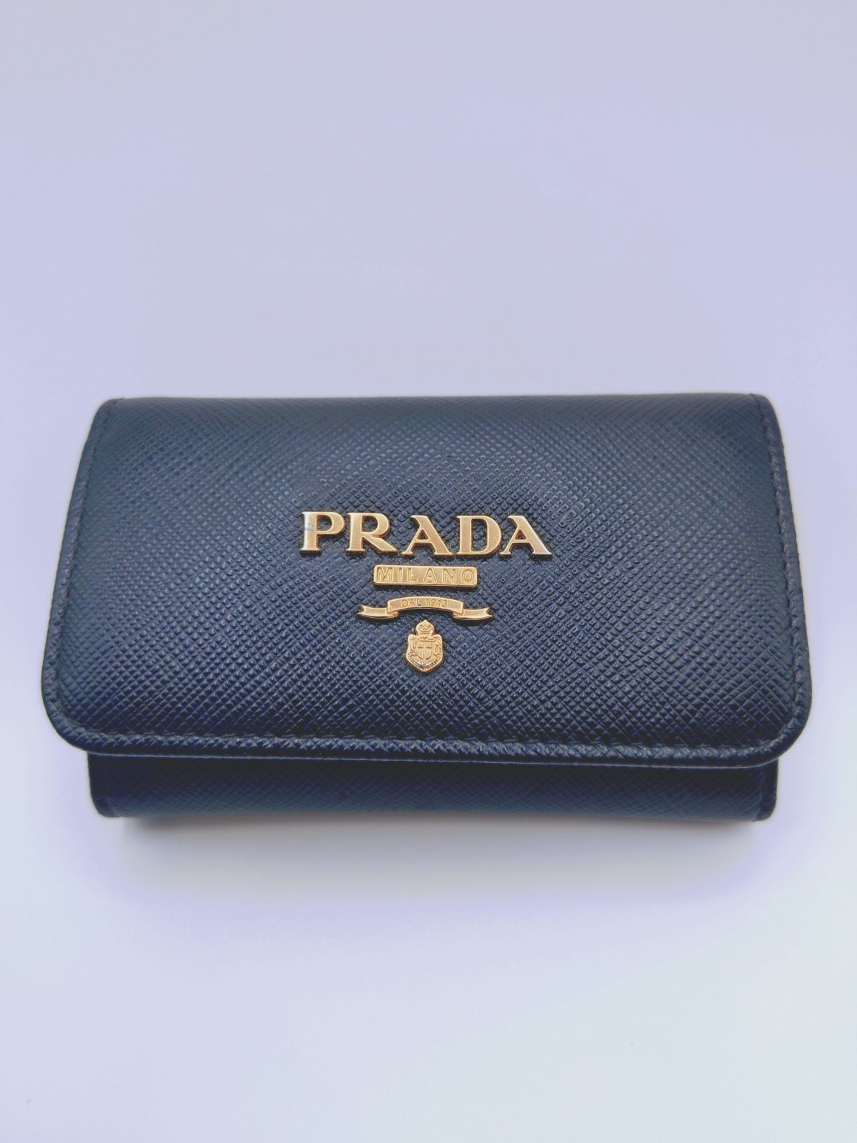 美品】プラダ PRADA サフィアーノ マルチカラー 4連キーケース