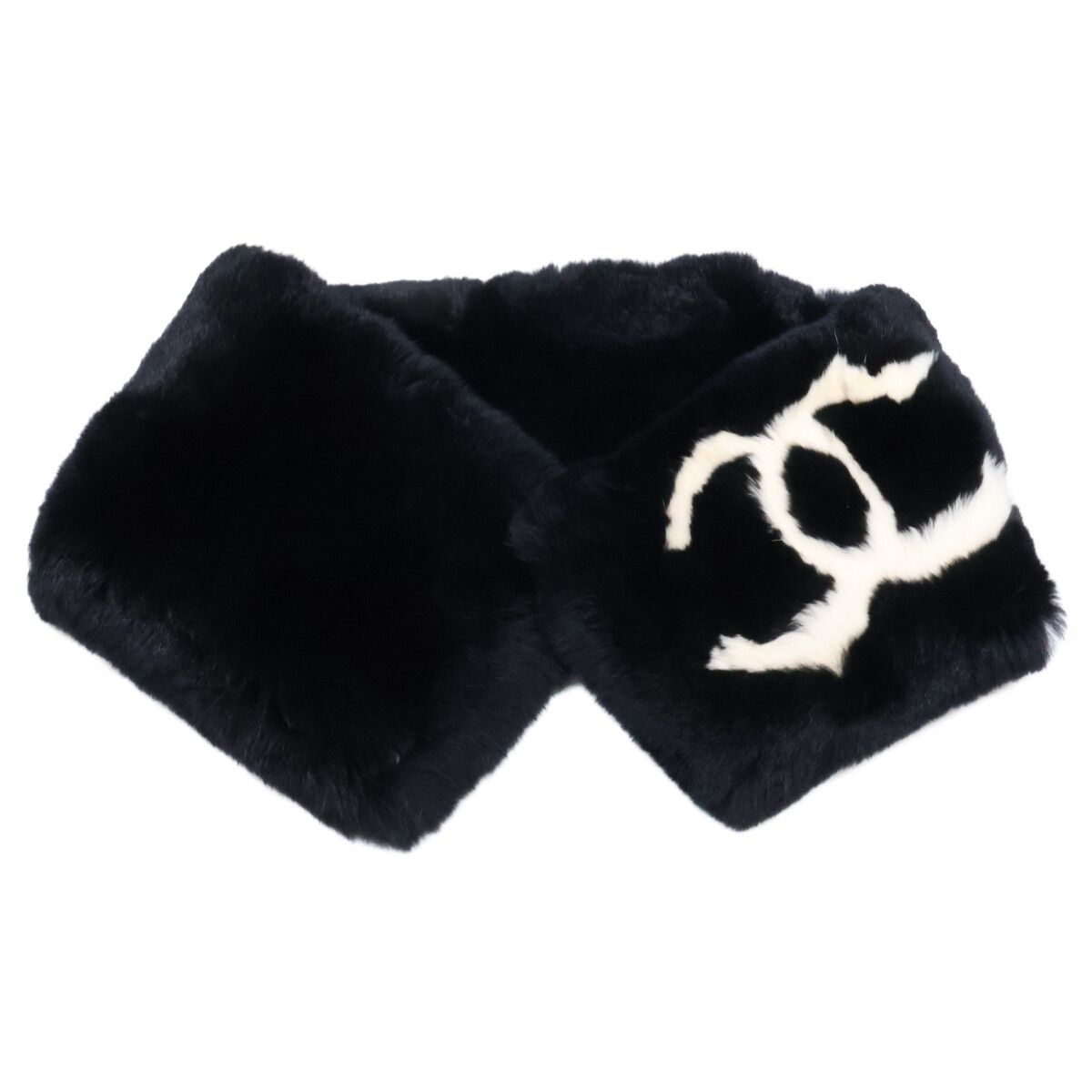 CHANEL ラパン　ティペット　アイボリー　破格 CHANEL シャネル ココマーク ラパン ラビットファー ティペット - メルカリ