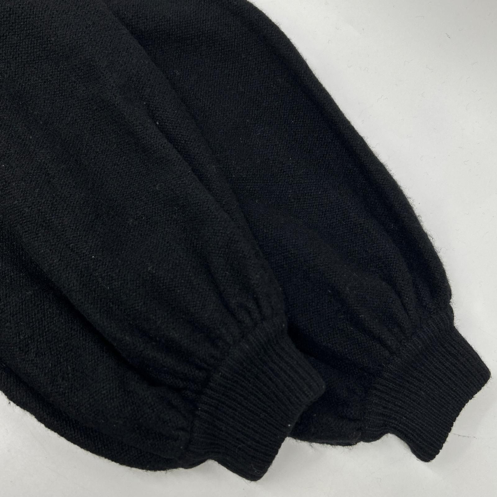 Helmut Lang ヘルムートラング ブラック カシミア混 ボリューム袖