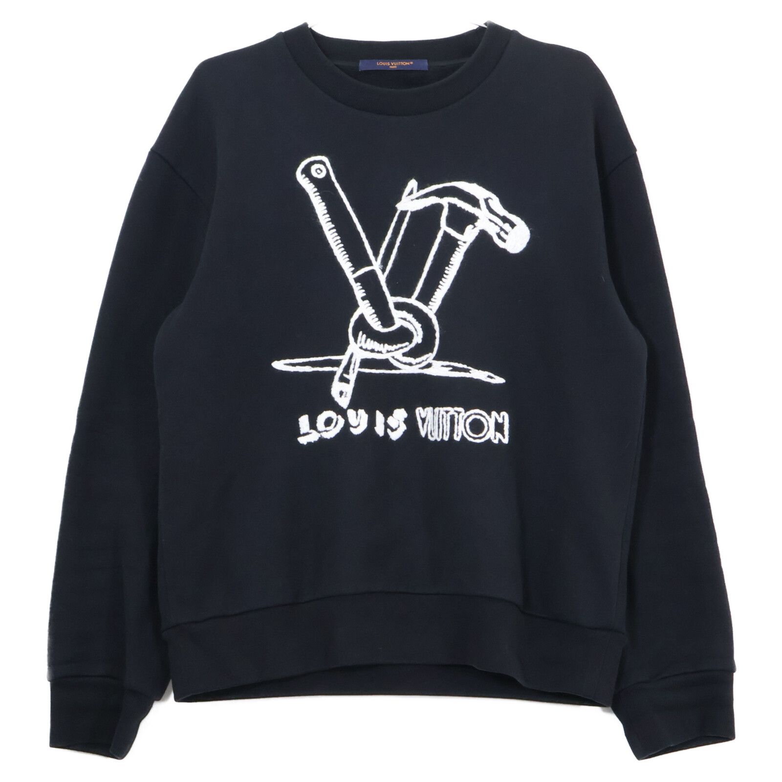 LOUIS VUITTON ルイヴィトン 国内正規代理店 23年 HPY79W ロゴ 裏起毛 