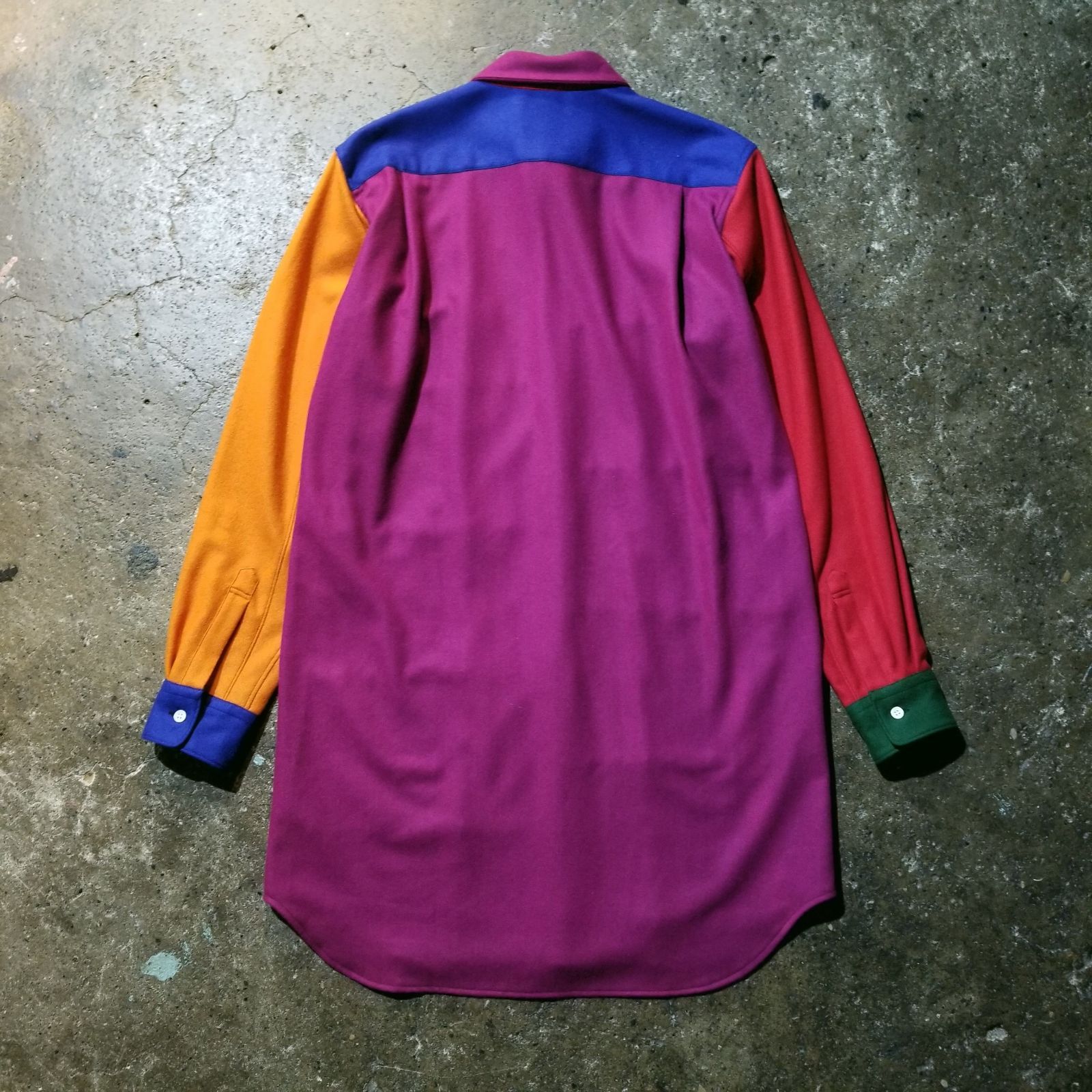 COMME des GARCONS HOMME PLUS 25aw パッチワークロングシャツ S