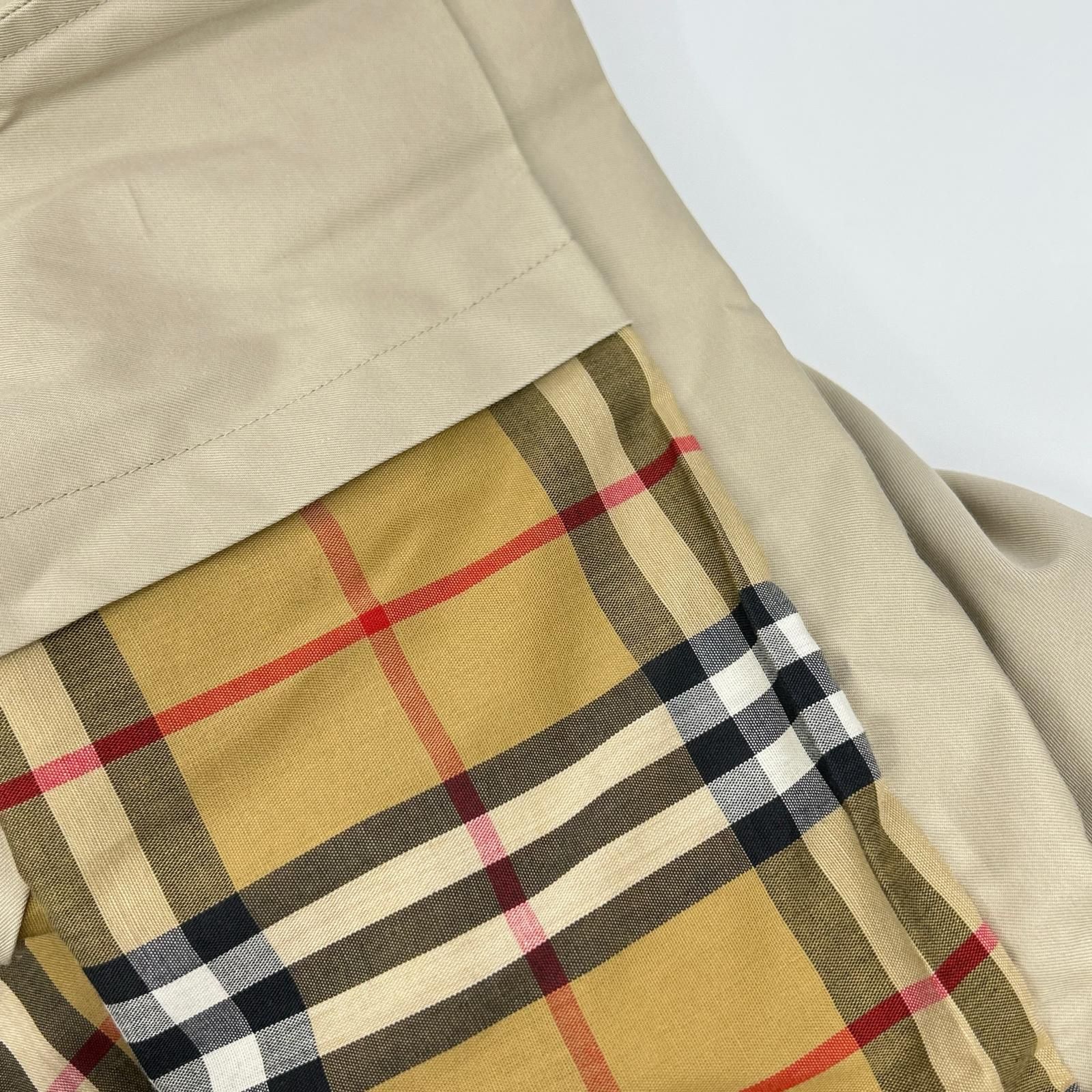 バーバリーロンドン　綿コート　4Lステンカラー　ノバチェック Burberry LONDON バーバリーロンドン コットン ノヴァチェック ステン
