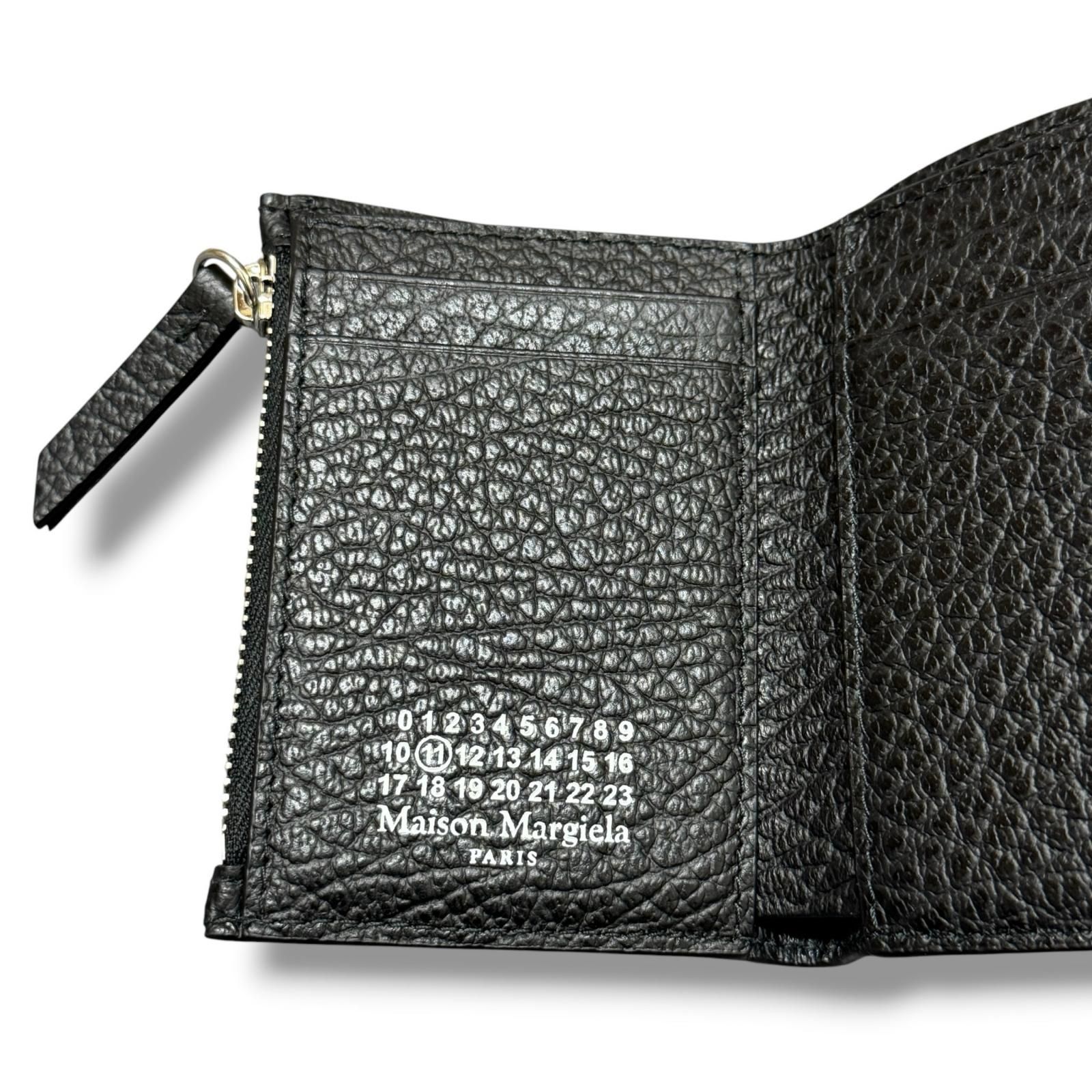 参考上代79200円 Maison Margiela 4ステッチ 三つ折り ウォレット 財布