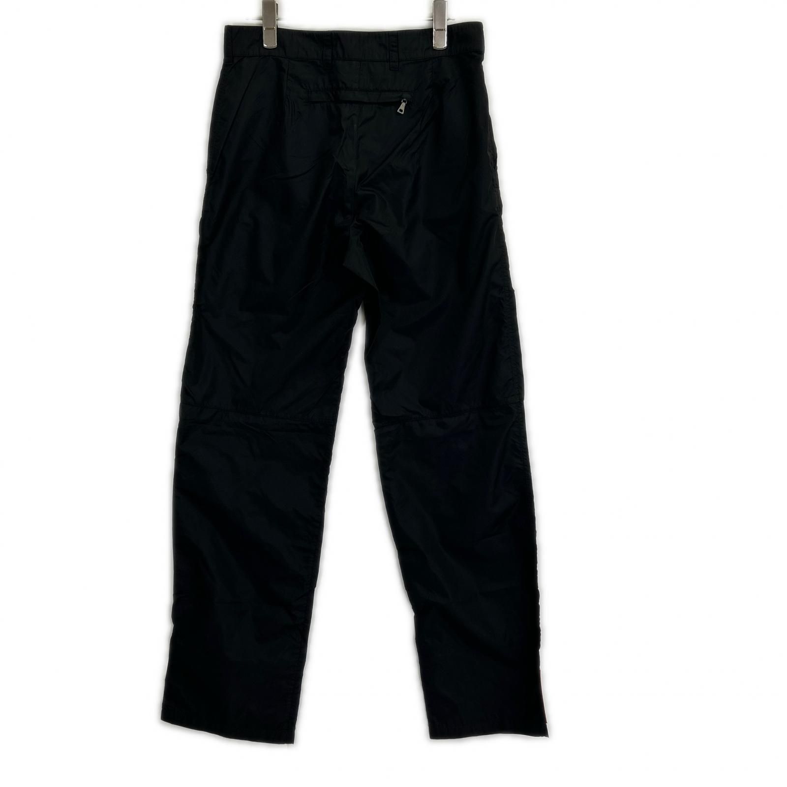 PRADA SPORT プラダスポーツ ブラック ナイロンパンツ ギミック 44