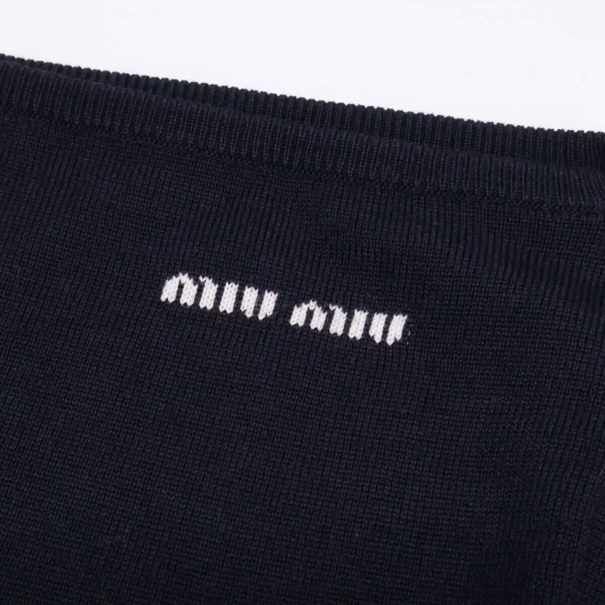 MIUMIU ミュウミュウ 【美品/国内正規/24年製】MMLA85 ウール ボート