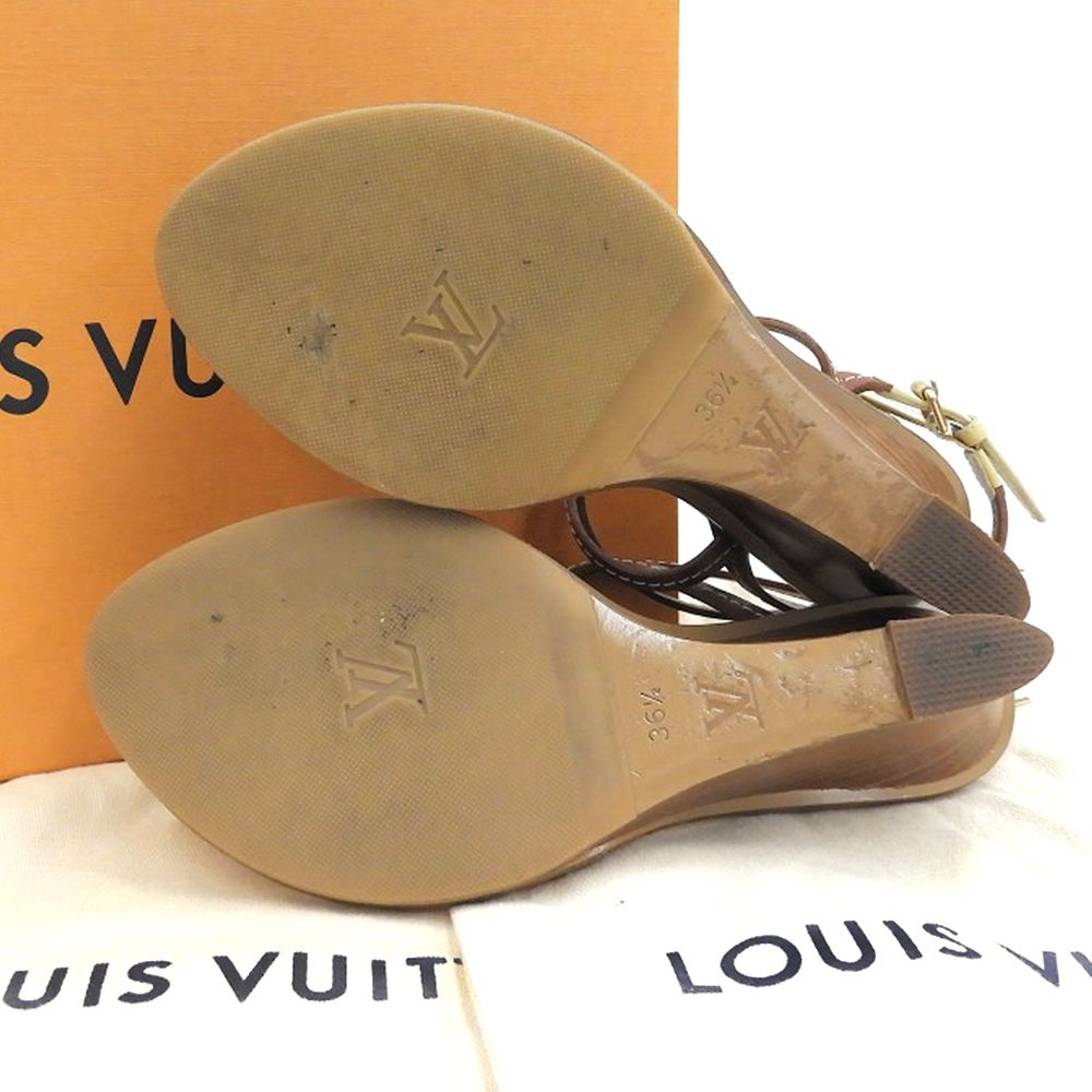 LOUIS VUITTON ルイヴィトン フラワーモチーフサンダル レディース