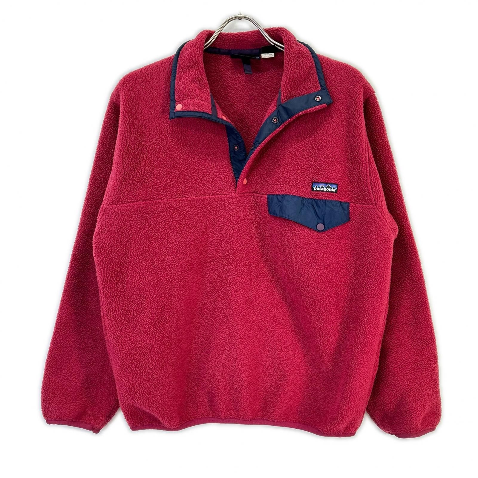 【90s】Patagonia シンチラスナップT ブラック レッド Patagonia パタゴニア 90S ジャマイカ製 レッド シンチラスナップT S