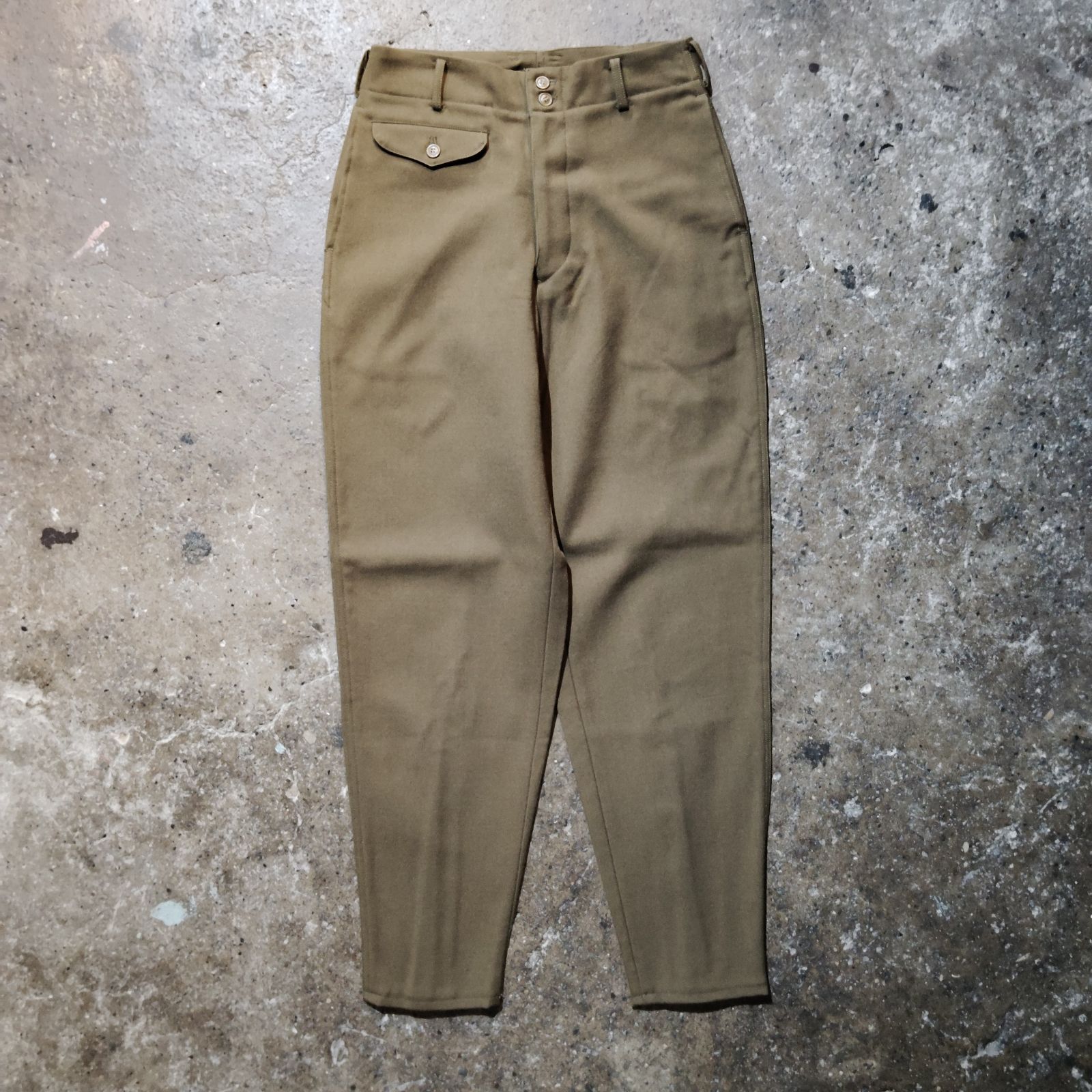 MEN'S BIGI 80s 裾ジップテーパードパンツ メンズビギ 1980s