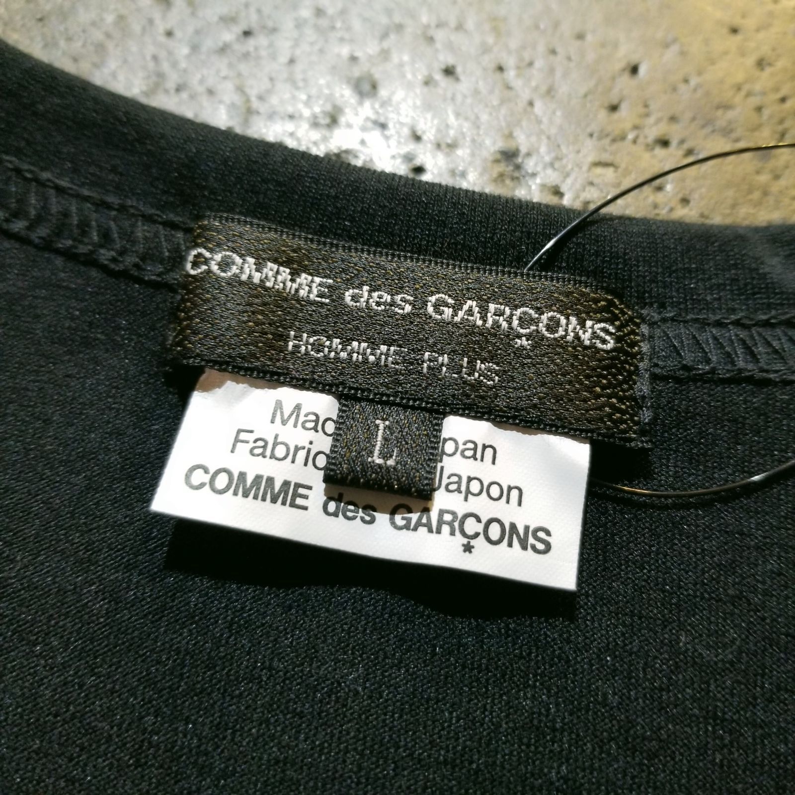 COMME des GARCONS HOMME PLUS 25aw エステルパッチワークカットソー L