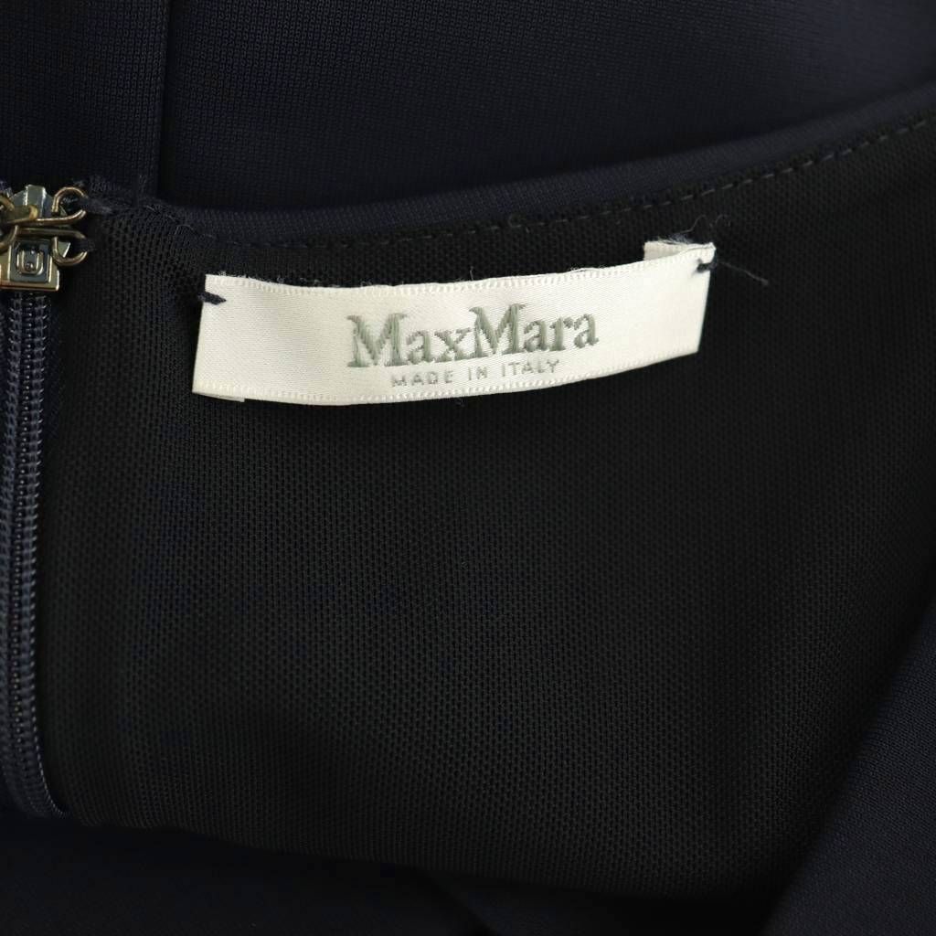 マックスマーラ MAX MARA 白タグ ノースリーブワンピース タイト