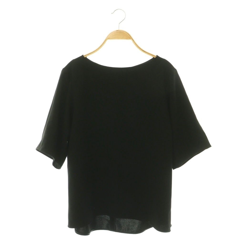 ドゥーズィエムクラス DEUXIEME CLASSE エブリデイアイライク EVERYDAY I LIKE 25AW Sofia Half sleeve ブラウス 五分袖 プルオーバー 黒 ブラック /NR ■OS