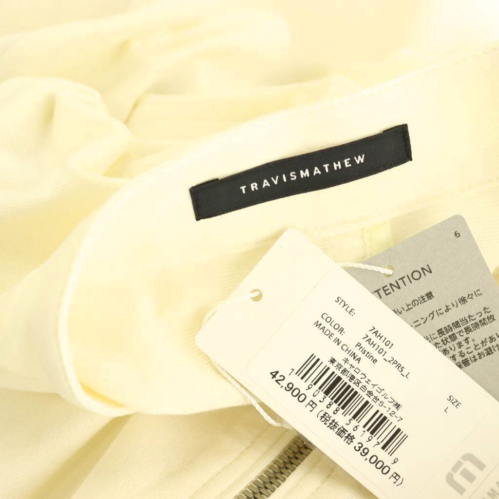 トラヴィスマシュー TRAVIS MATHEW ジップアップブルゾン ジャケット L オフホワイト /HK ■OS