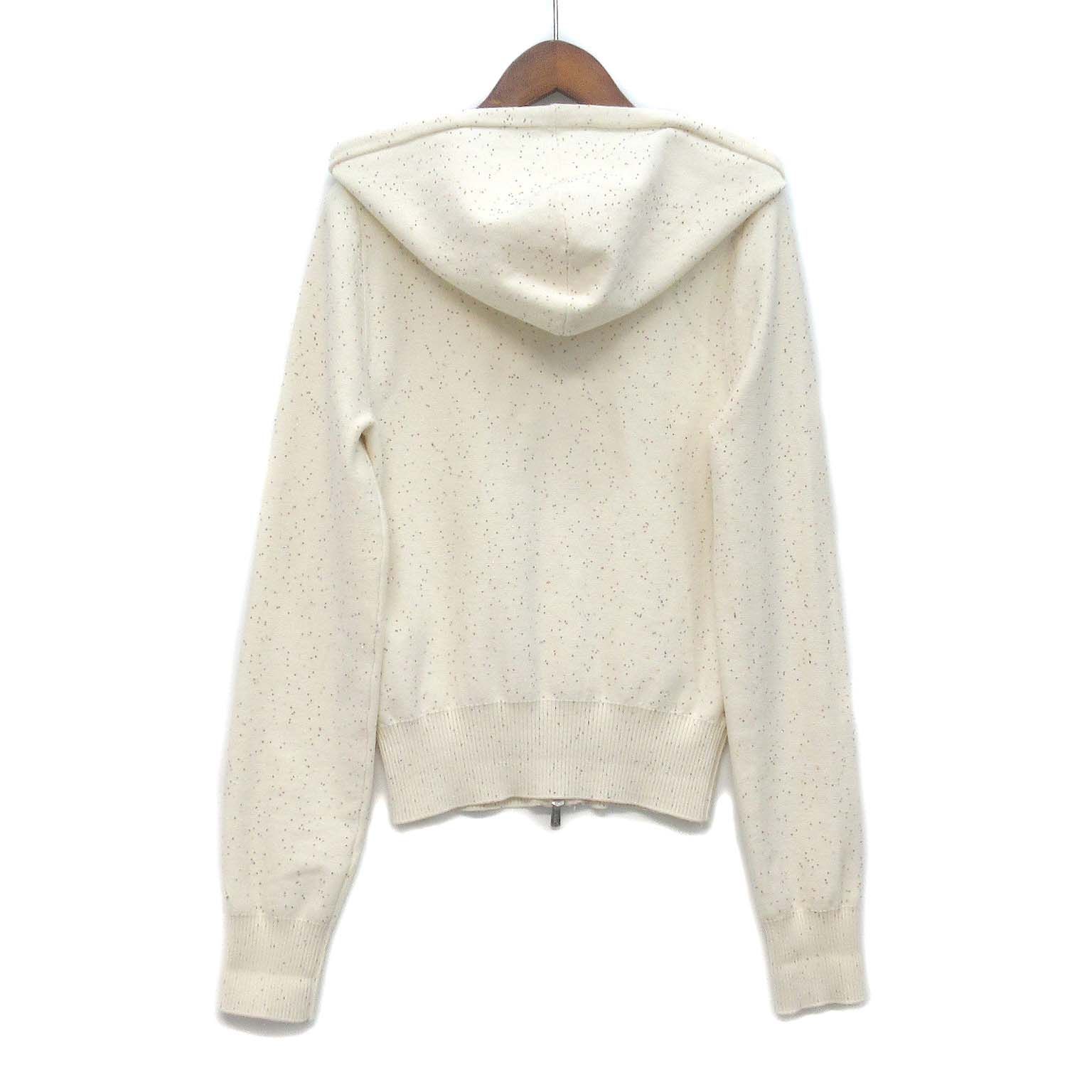 キスニューヨークシティ KITH NYC ニット パーカー コットン レインボー ドット スパンコール アイボリー S 2025年 9,438円