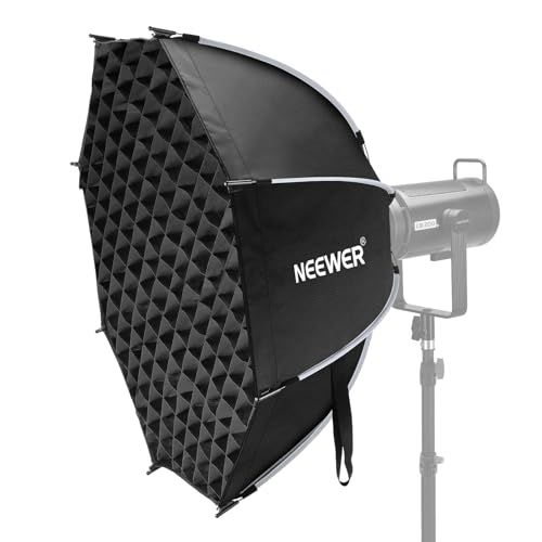【新品】NEEWER 90cm 八角形ソフトボックス オクタゴン Bowensマウント クイックセットアップ 折りたたみ ディフューザー/グリッド/バッグ付 パラボラソフトボックス コンパチブル Aputure 120d Godox SL60 9163c296