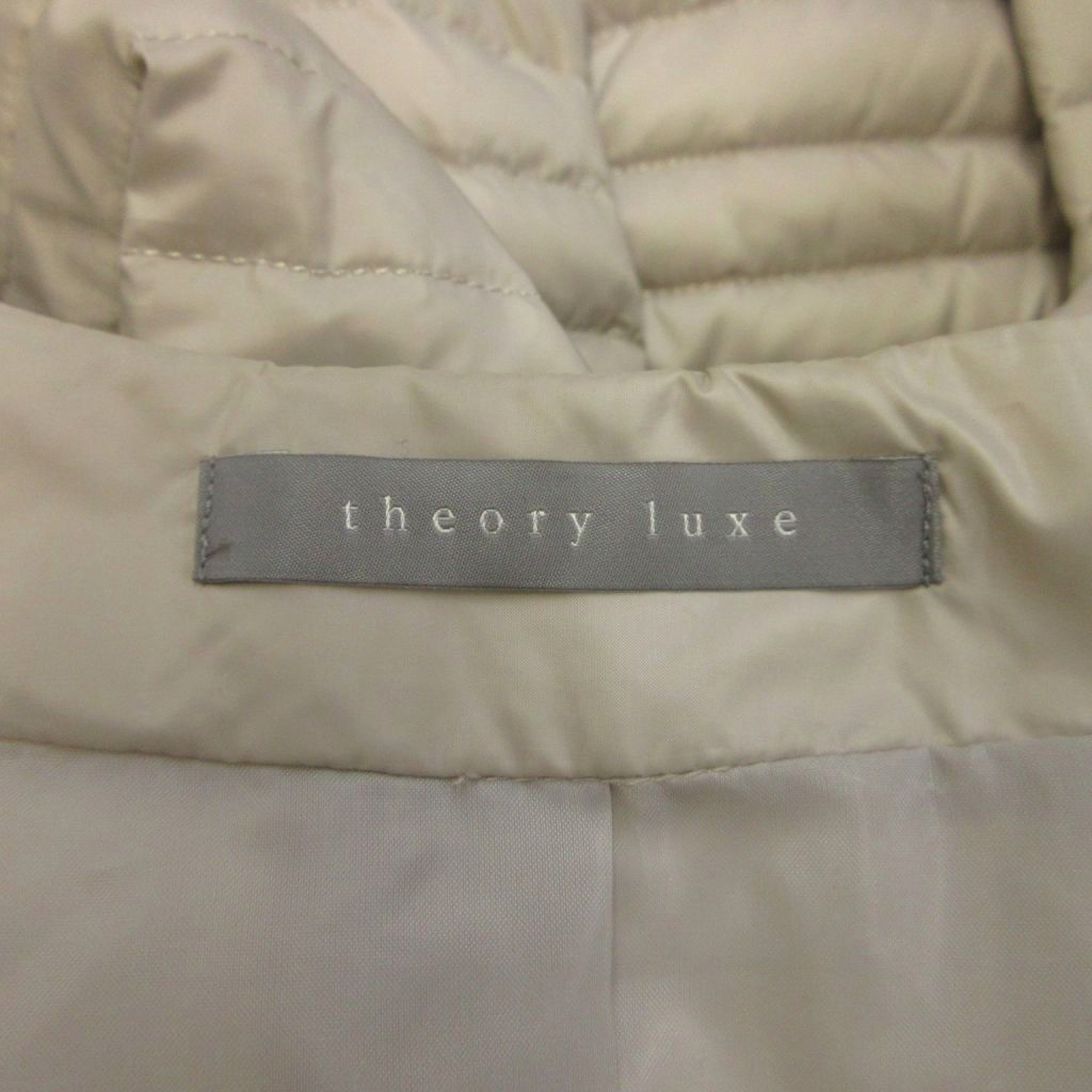 セオリーリュクス theory luxe ダウンコート コート 38 グレージュ