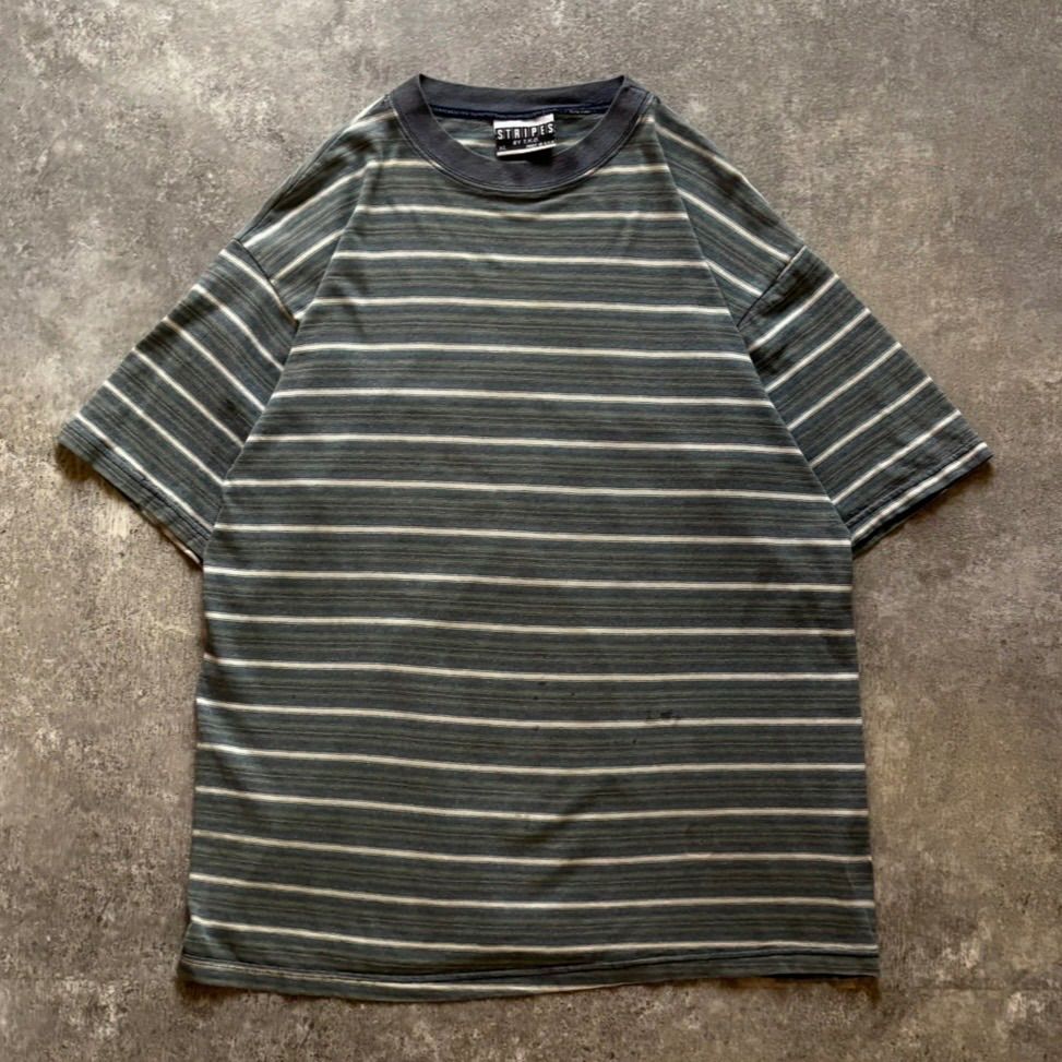 90年代 90s STRIPES By T.K.O. ボーダー Tシャツ USA製 アメリカ製