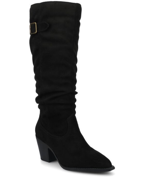 ジュルネ コレクション レディース シューズ ブーツ・レインブーツ Journee Collection Womens Kaleah Regular Wide Calf Pointed Toe Slo