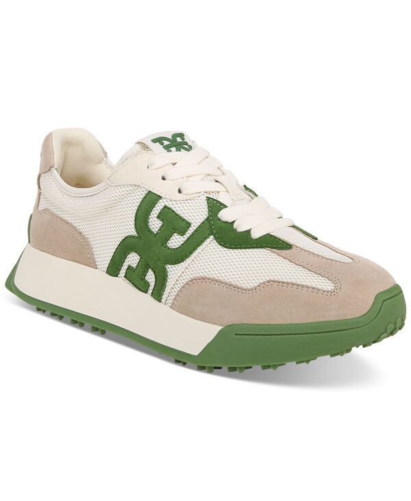 サムエデルマン レディース シューズ スニーカー レース Sam Edelman Womens Langley Emblem LaceUp Trainer Sneakers Green Multi グ