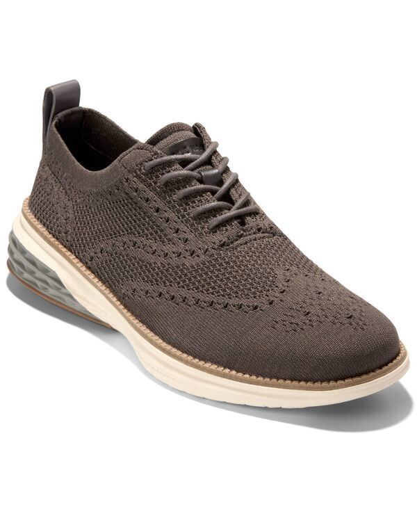コールハーン メンズ シューズ オックスフォード ウィングチップ Cole Haan Mens Grand Hurrion Stitchlite Wingtip Oxford Shoes Raven