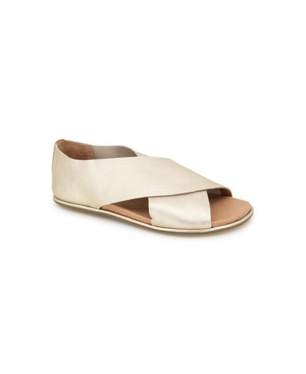 ジェントルソウルズ レディース シューズ サンダル Gentle Souls Womens Laniey SlipOn Sandals Champagne Leather シャンパン