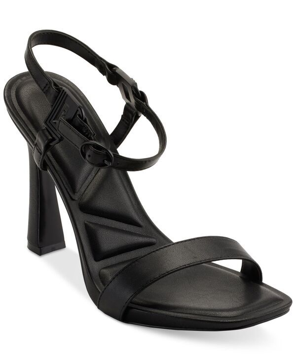 カール ラガーフェルド レディース シューズ サンダル ヒール KARL LAGERFELD PARIS Womens Cybil HighHeel Sandals Black ブラック