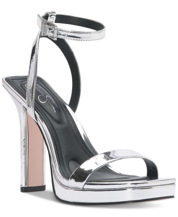ジェシカシンプソン レディース シューズ サンダル プラットフォーム Jessica Simpson Womens Adonia TwoPiece Platform Dress Sandals Sil