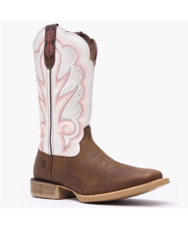 ドゥランゴ レディース シューズ ブーツ・レインブーツ Durango Lady Rebel Pro Womens White Ventilated Western Boot Trail brown