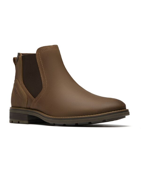 クラークス メンズ シューズ ブーツ・レインブーツ Clarks Mens Collection Emmet Easy Boots Cola suede