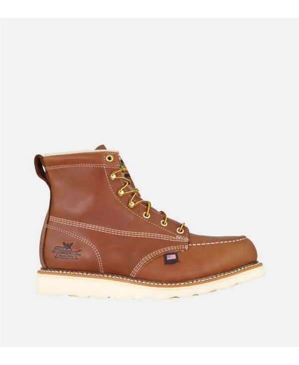 ソログッド メンズ シューズ ブーツ・レインブーツ Thorogood Mens American Heritage 6 Tobacco Safety Toe Work Boots for Men T