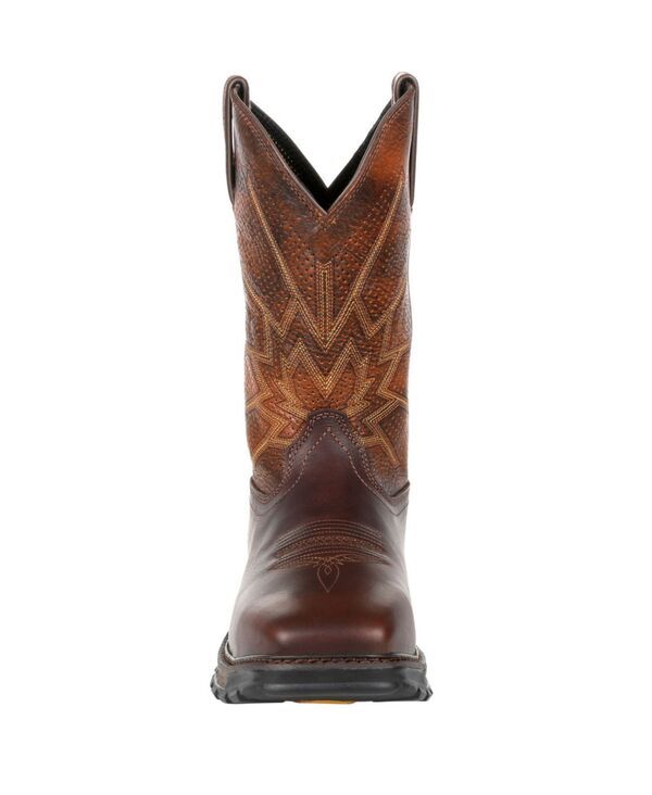 ドゥランゴ メンズ シューズ ブーツ・レインブーツ Tシャツ Durango Mens Maverick XP Steel Toe Ventilated PullOn Work Bootobacco