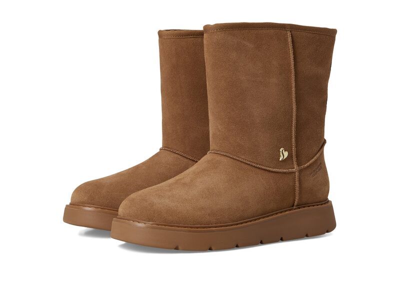 スケッチャーズ レディース シューズ ブーツ・レインブーツ SKECHERS Keepsakes Cozy Cozy Mid Hands Free Slipins Chestnut