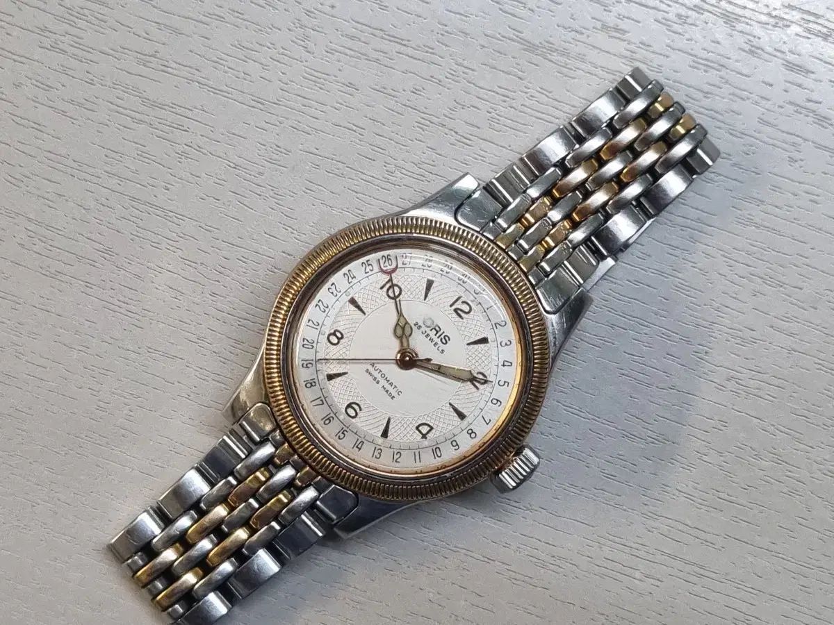 ほぼ新品 ORIS BIG CROWN コンビ 時計