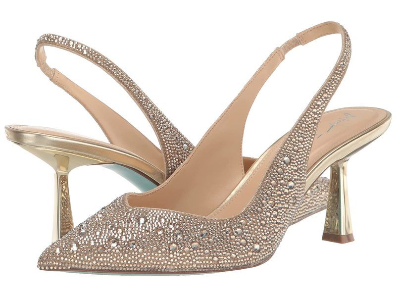 ブルーバイベトシージョンソン レディース シューズ ヒール Blue by Betsey Johnson Clark Light Gold ゴールド