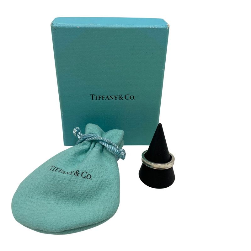 中古品】 TIFFANY & CO. ティファニー 925 1837 NARROW RING ナロー
