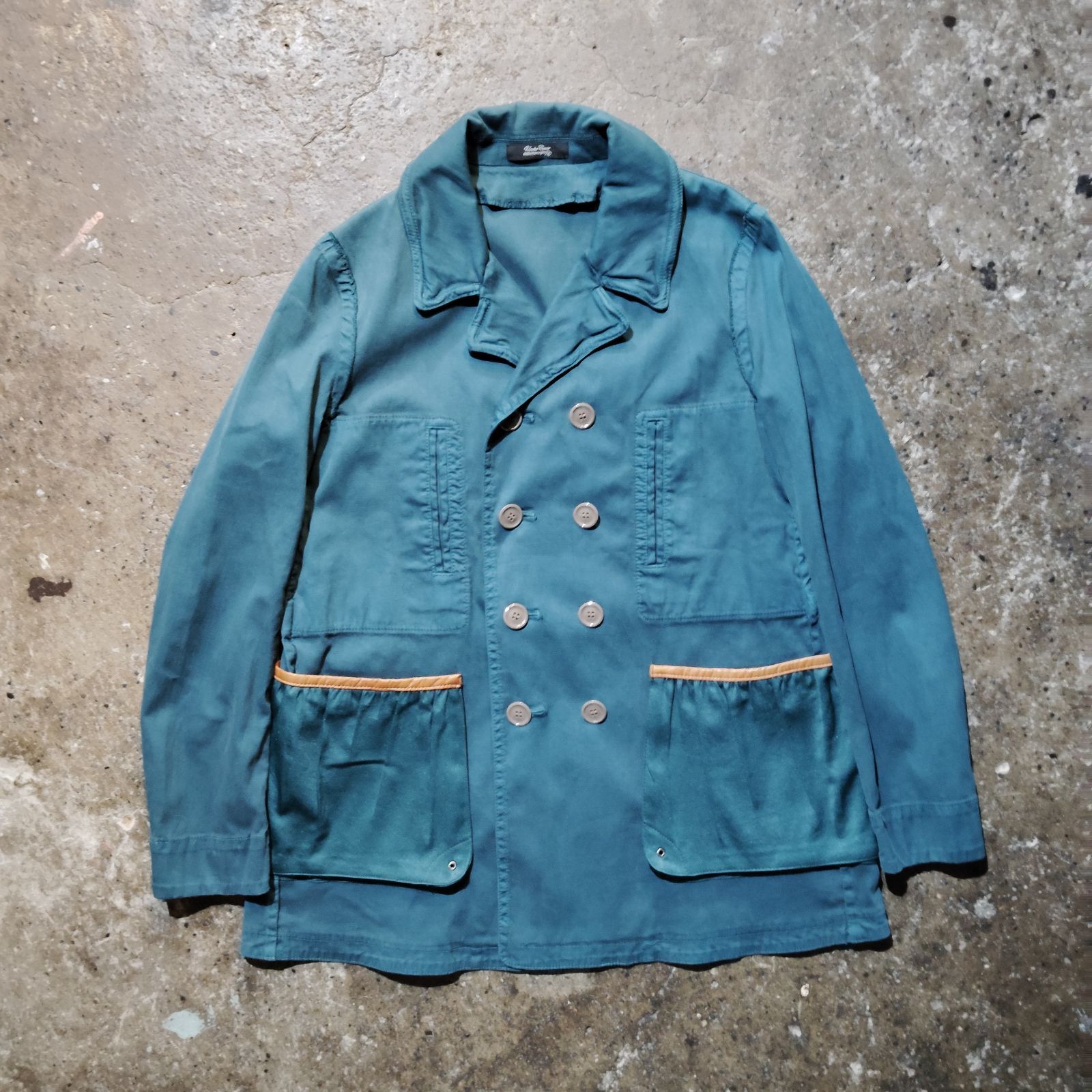 UNDERCOVERISM 10aw ナイロン切替 10sダブルブレストジャケット アンダーカバーイズム 2010aw SAMPLE品