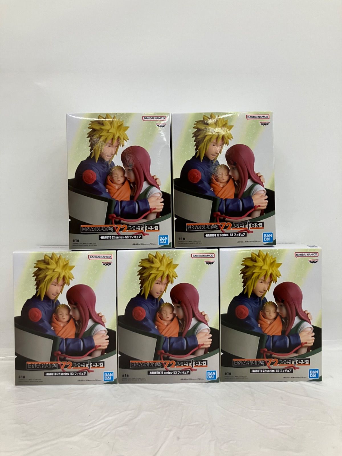 未開封 NARUTO 72 series フィギュア 波風ミナト うずまきクシナ 5個