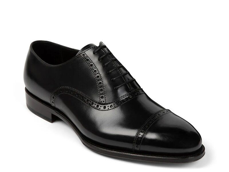 アンソニー ヴィア メンズ シューズ オックスフォード キャップ Anthony Veer Windsor Cap Toe Oxford Black ブラック
