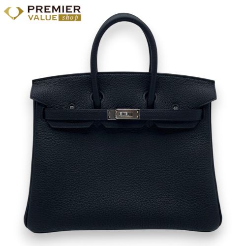 エルメス バーキン 25 ノワール トゴ シルバー金具 G刻印 1,716,300円