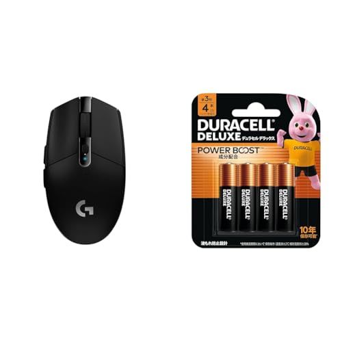 【セット買い】Logicool G ゲーミングマウス G304 LIGHTSPEED ワイヤレス ゲーミング マウス 軽量 99g HERO 25K センサー 6個プログラムボタン 250時間連続使用可能 ホワイト PC windows ma 79a891dd