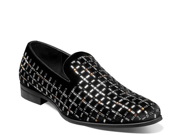 ステイシーアダムス メンズ シューズ スリッポン・ローファー トール ローファー Stacy Adams Stallford Loafer Black ブラック